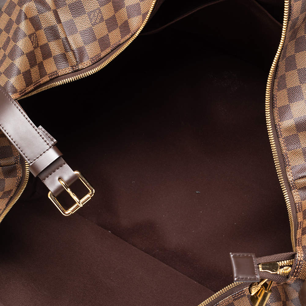 Louis Vuitton eole 60 damier ebene canvas rolling luggage. Comes with tag,  lock and key. Item shows normal signs of wear, exterior scuffs or marks.  Overall exterior edges show some marks or
