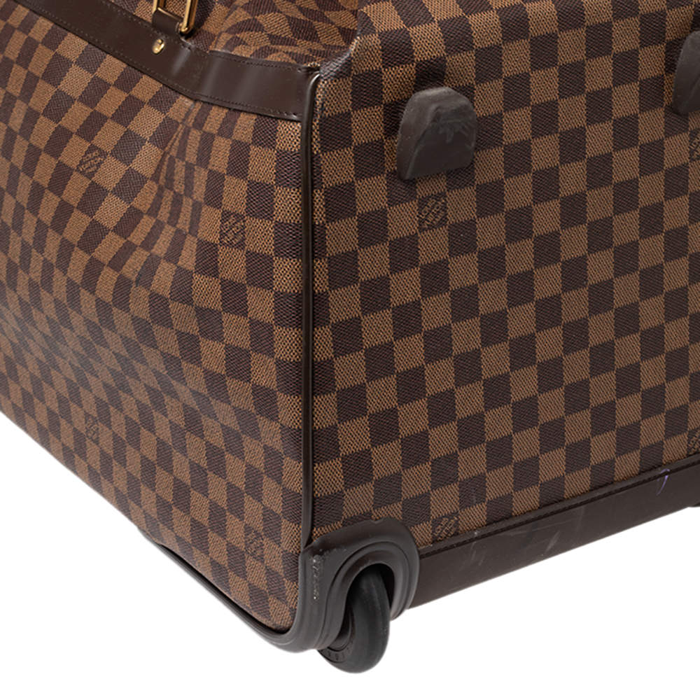 Louis Vuitton Ebene Pesage 60 Rolling Luggage Trolley With Wheels