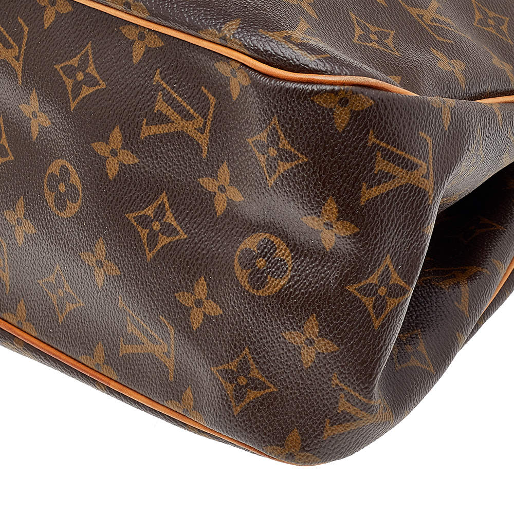 Batignolles cloth handbag Louis Vuitton Brown in Cloth - 36089006