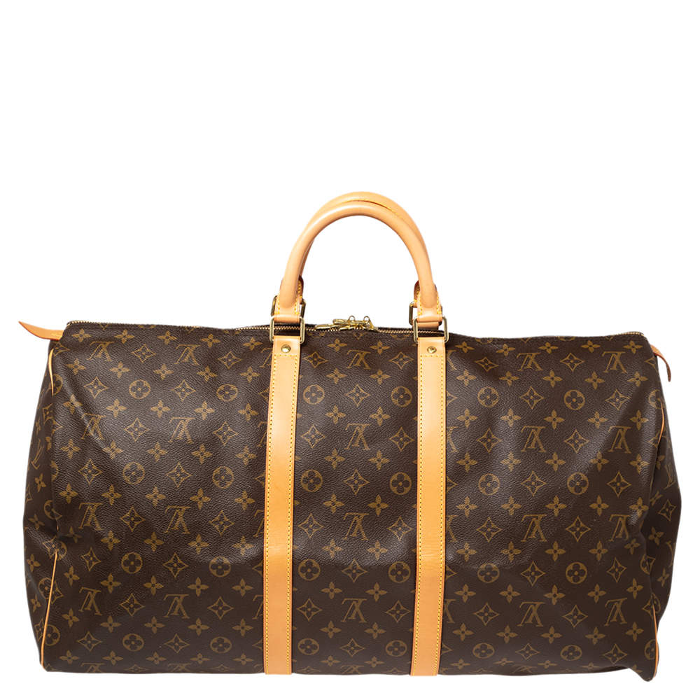 مملوكة مسبقًا حقيبة لوي فيتون كيبال 55 كانفاس مونوغرامي 