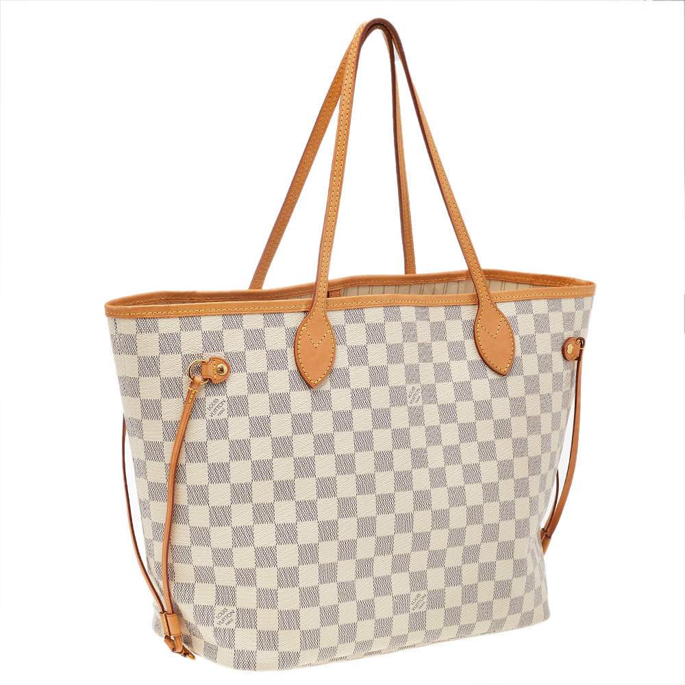 Louis Vuitton, Bags, Lv Neverfull Mm In Azure