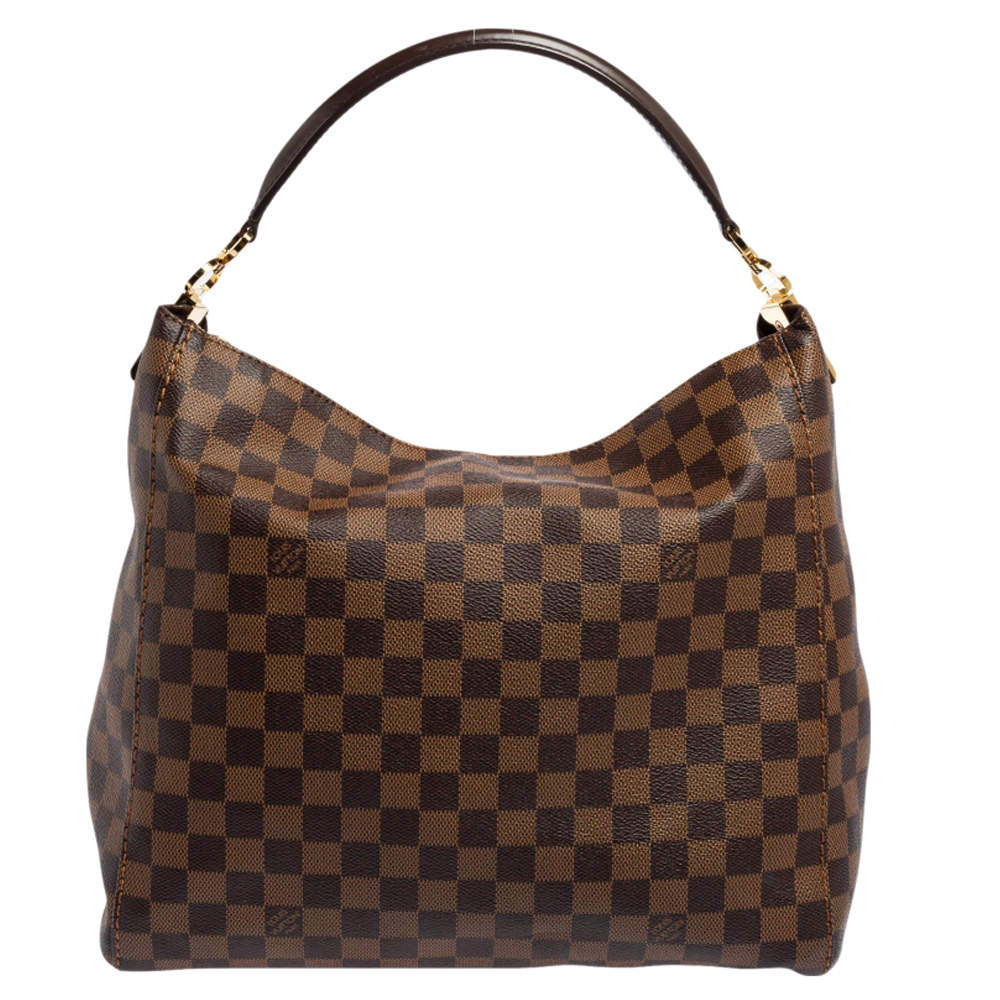 Louis Vuitton Damier Ebene Canvas Portobello PM Bag