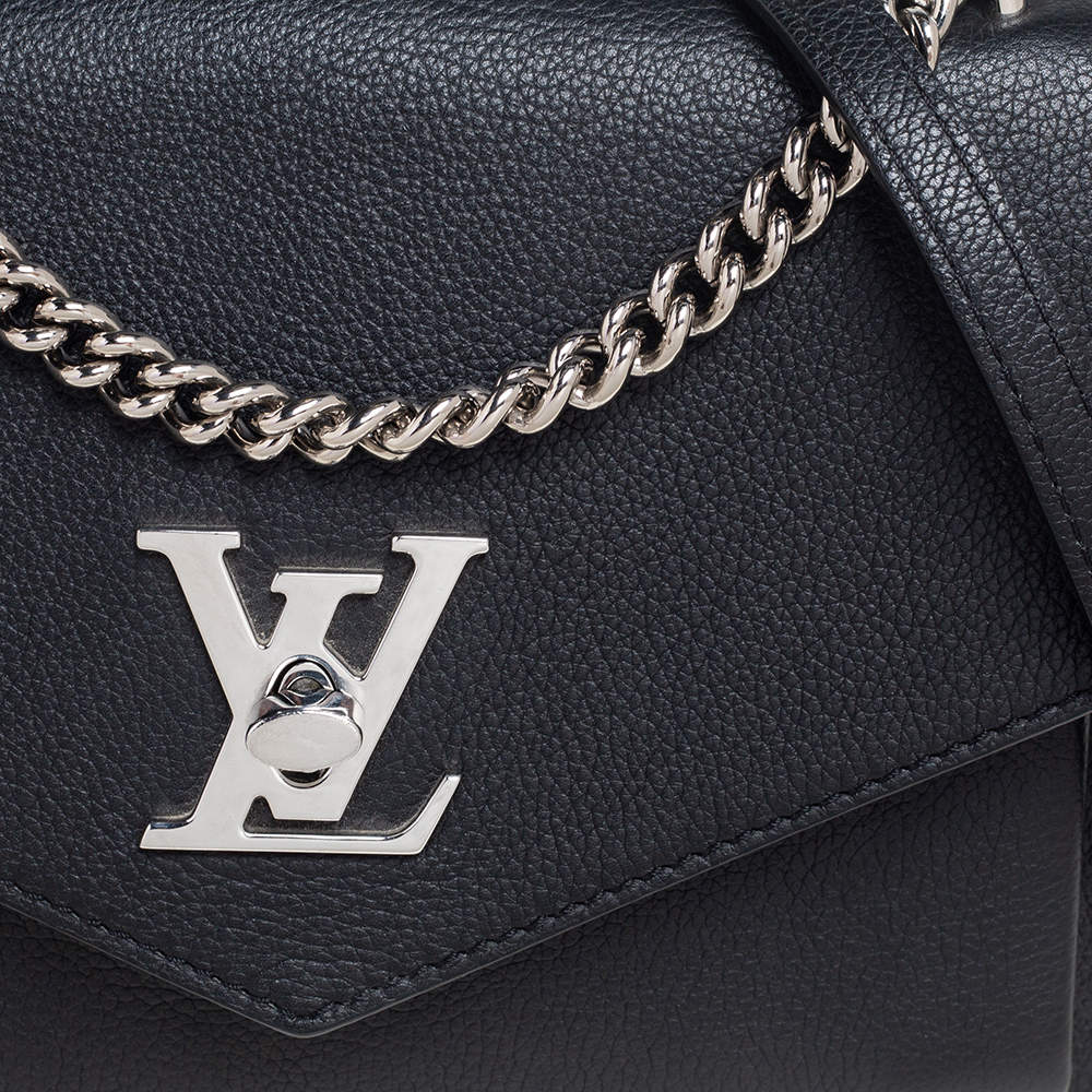 Mylockme leather handbag Louis Vuitton Black in Leather - 31786438