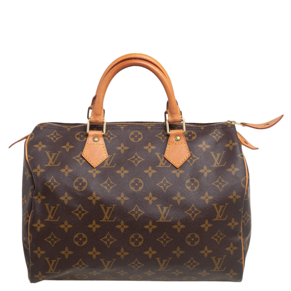 Pre Owned Louis Vuitton Monogram Canvas Speedy 30 Bag
