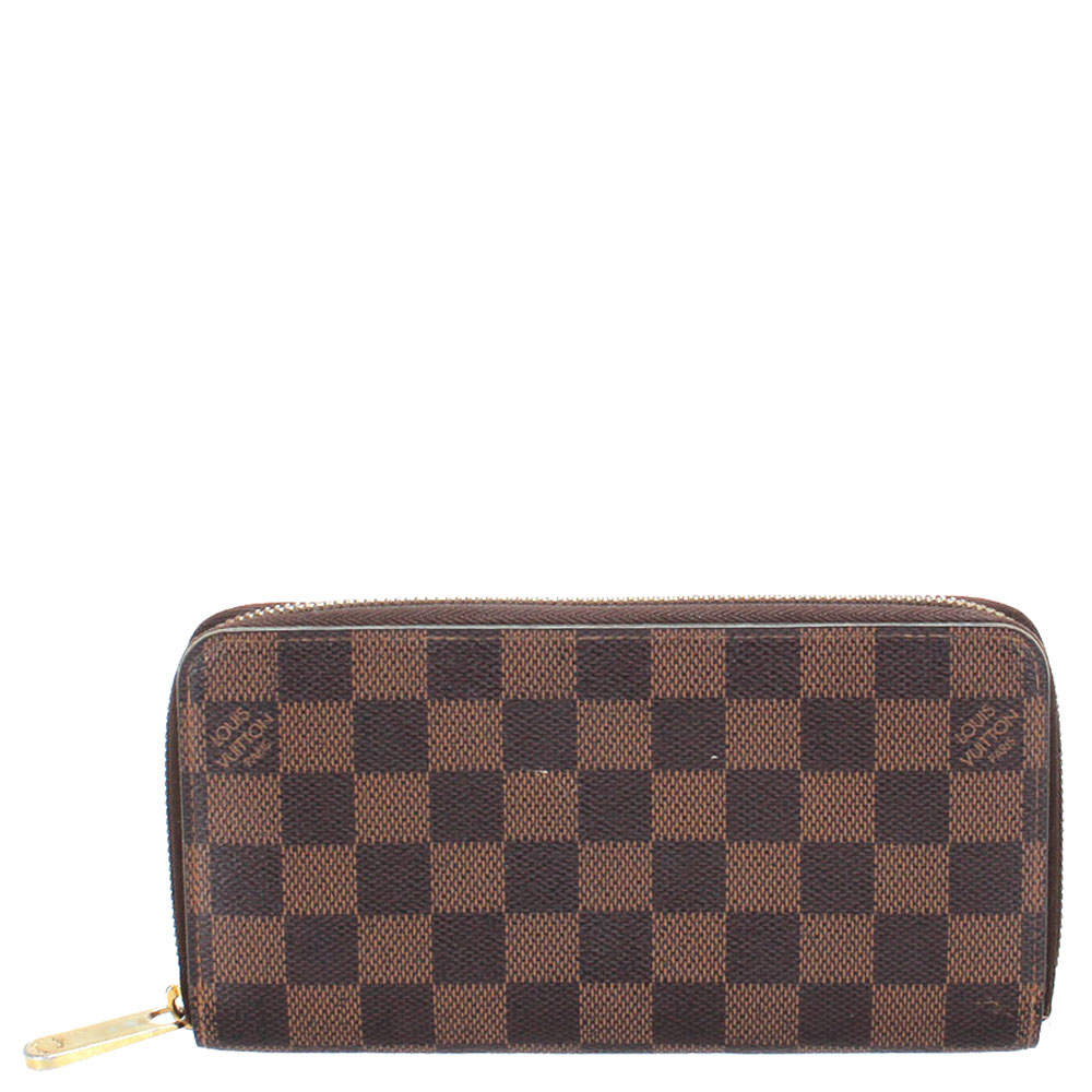 مملوكة مسبقًا Louis Vuitton Damier Ebene canvas Zippy Wallet