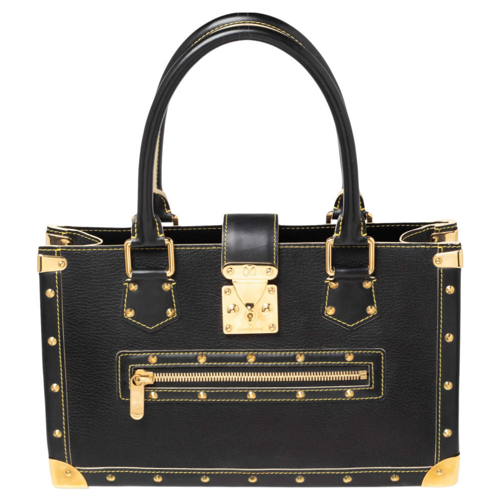 Pre Owned حقيبة لوي فيتون لو فابولوس جلد سوهالي سوداء