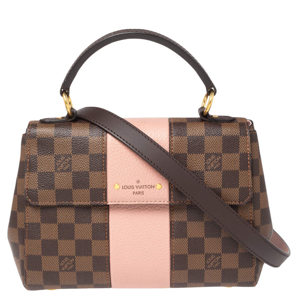 LOUIS VUITTON Bond Street BB Damier Ebene Crossbody Bag Magnolia