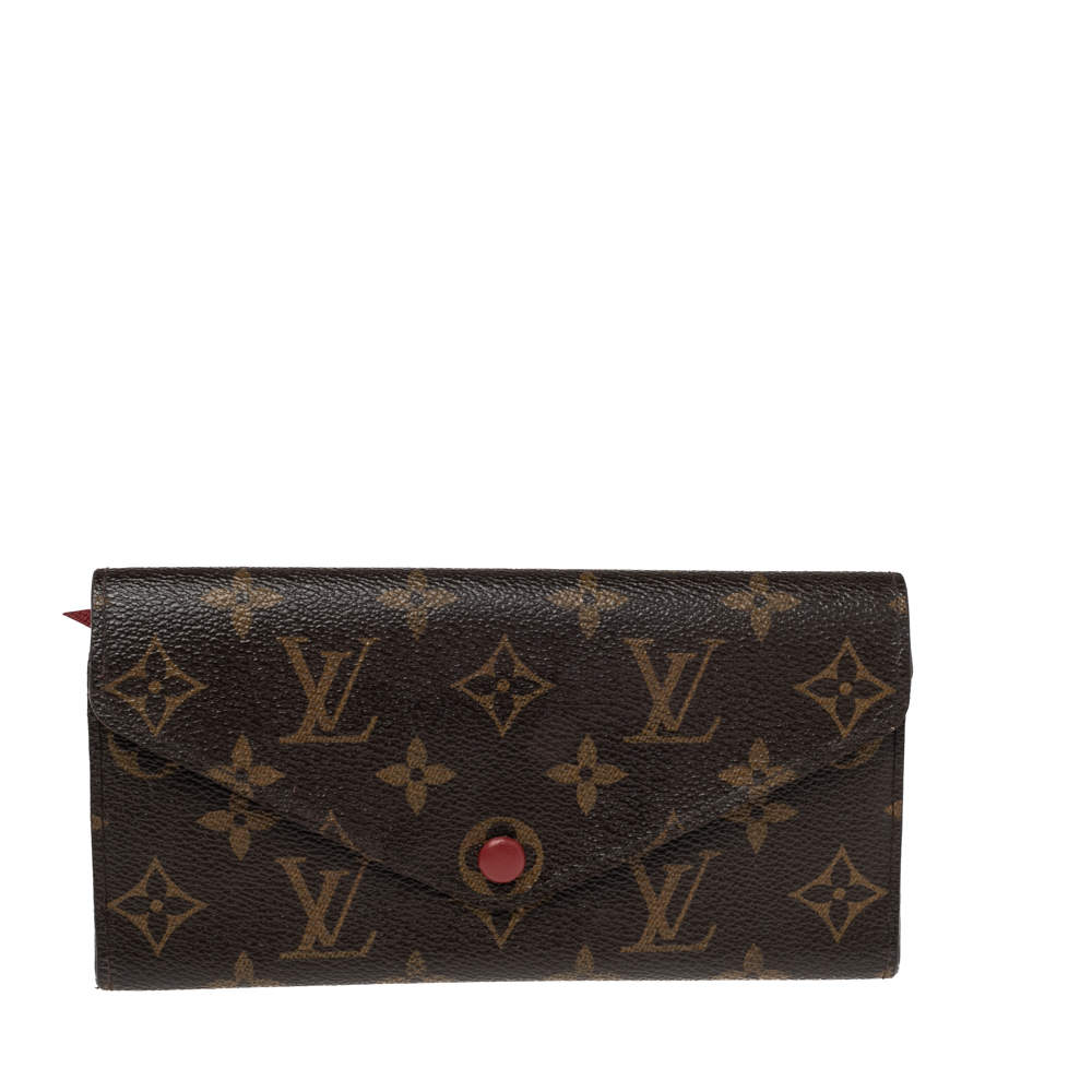 Pre Owned Louis Vuitton Monogram Canvas Envelope Josephine Wallet