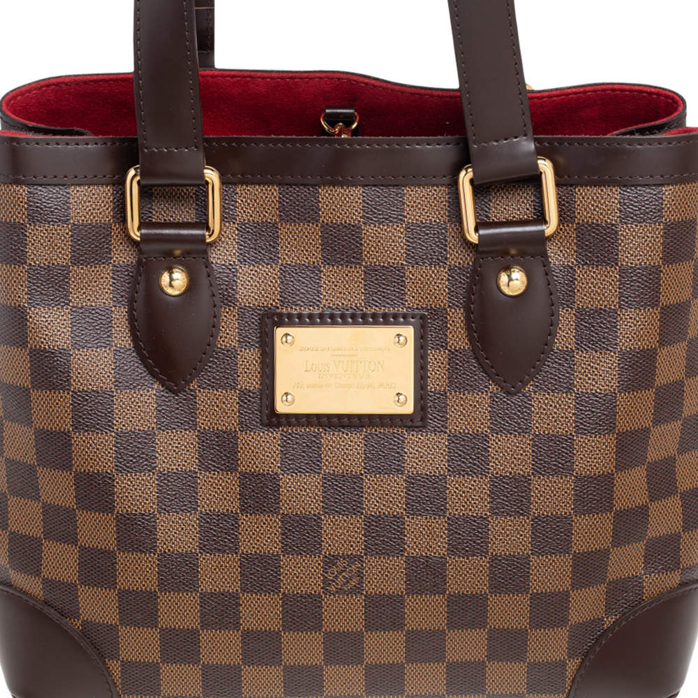 Louis Vuitton Damier Ebene Hampstead PM - Brown Totes, Handbags - LOU800026