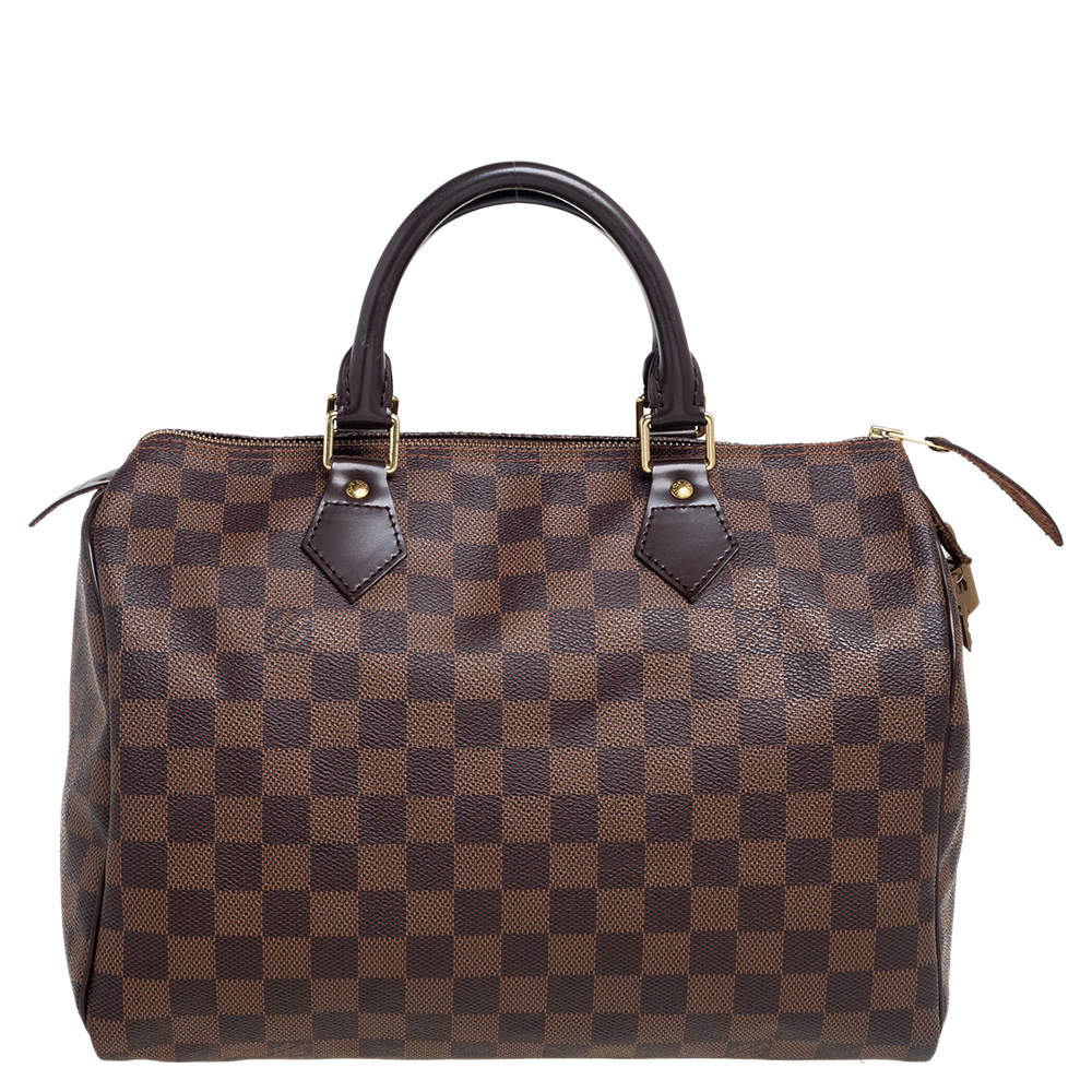 Pre Owned حقيبة لوي فيتون "سبيدي 30" كانفاس دامييه إيبين
