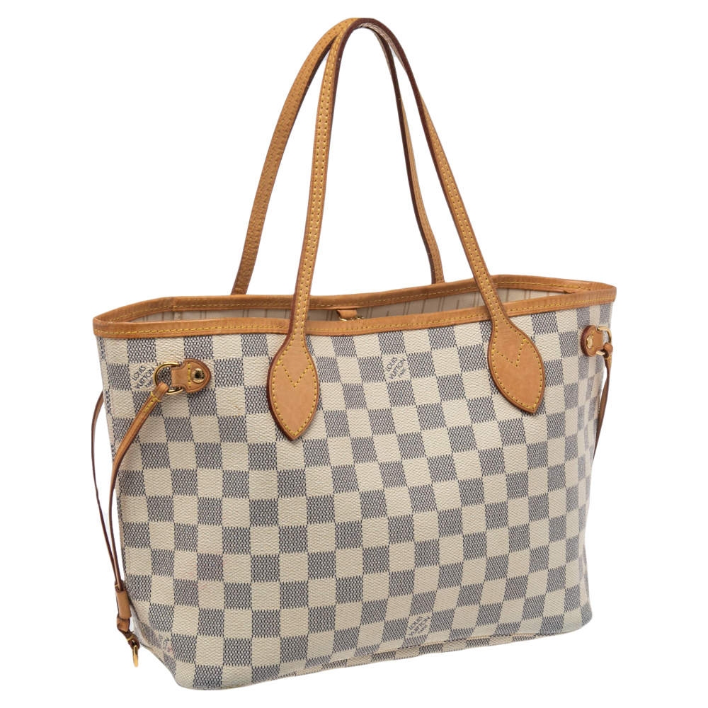 LOUIS VUITTON Damier Azur Neverfull PM 1216333