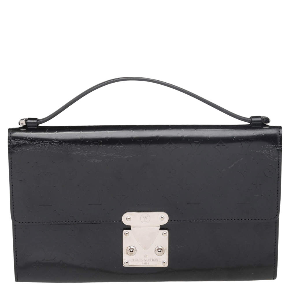 Pre Owned حقيبة كلتش لوي فيتون أنوشكا أم أم فيرنيه مونوغرامي أسود