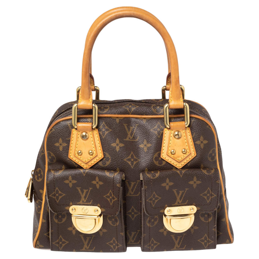 Pre Owned Louis Vuitton Monogram Canvas Manhattan PM Bag