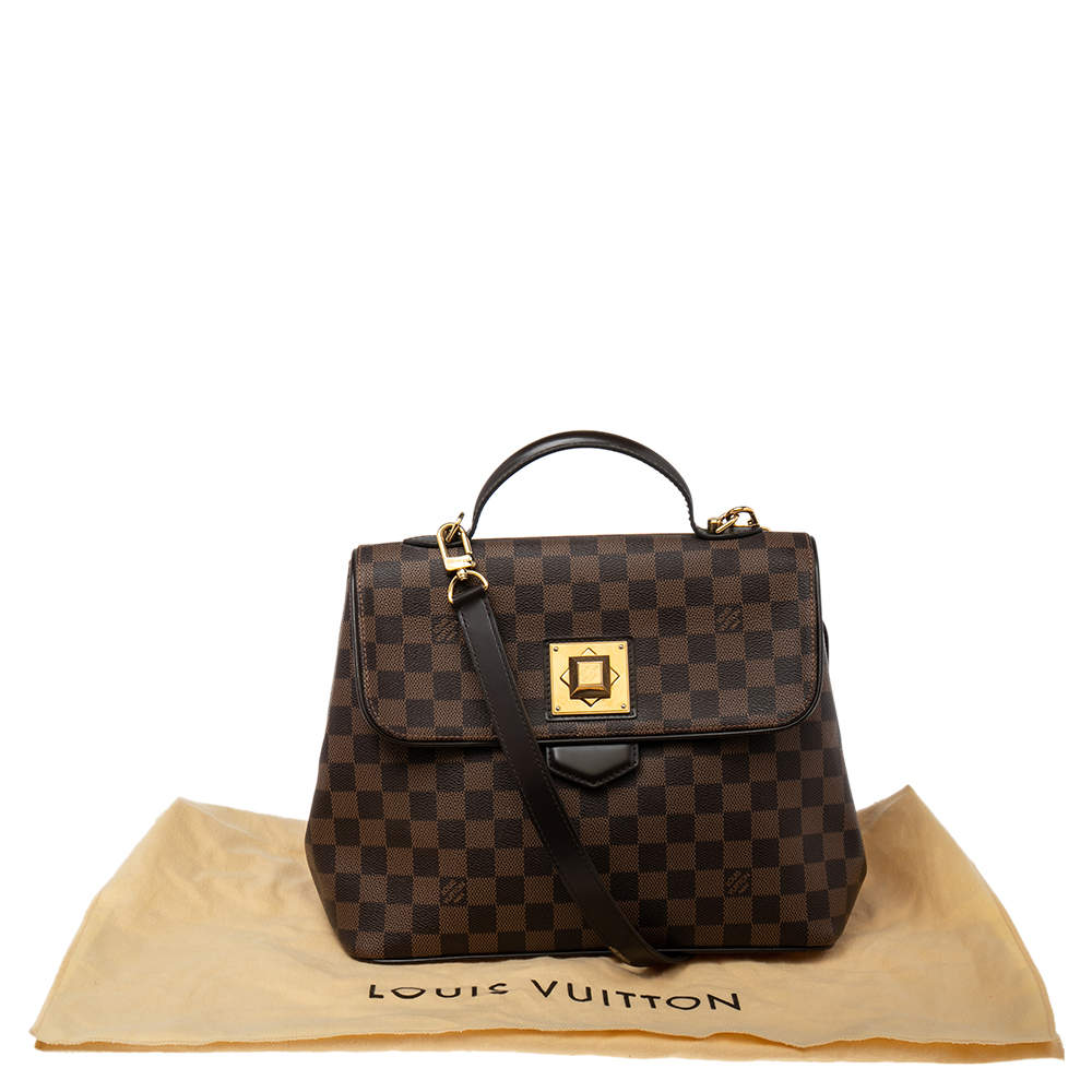 Louis Vuitton Damier Ebene Canvas Bergamo MM Bag – The Luxury Lady