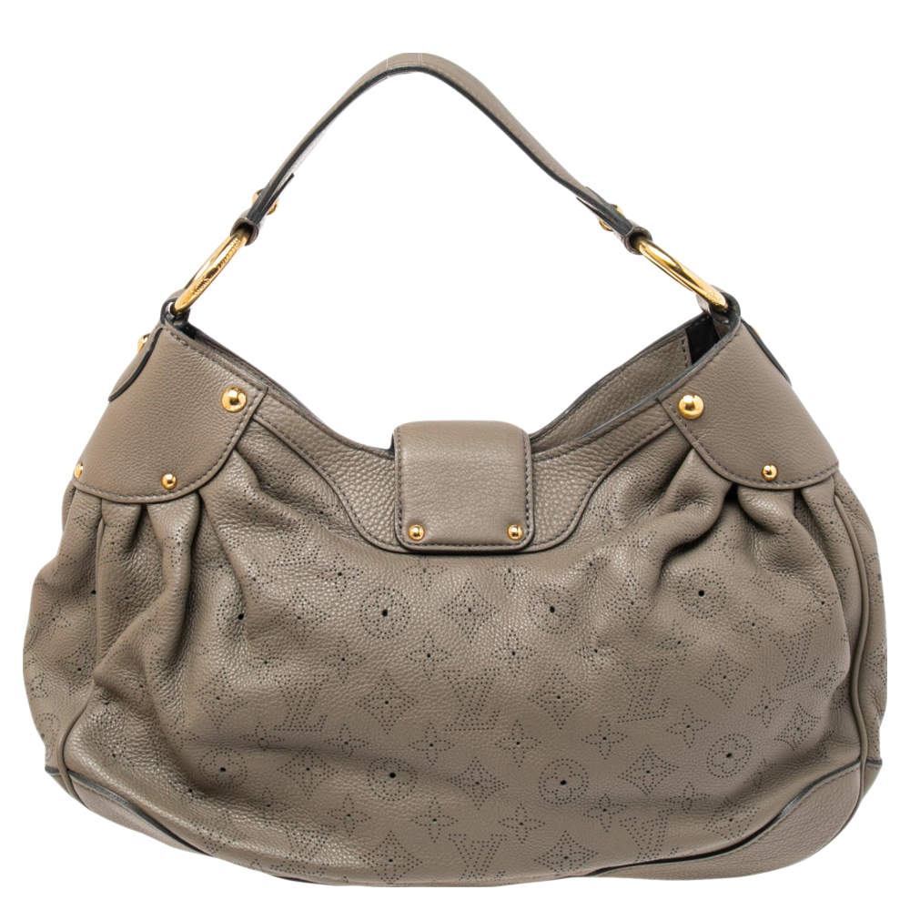 LOUIS VUITTON SOLAR PM LEATHER MAHINA PERFORATED BEIGE HANDBAG