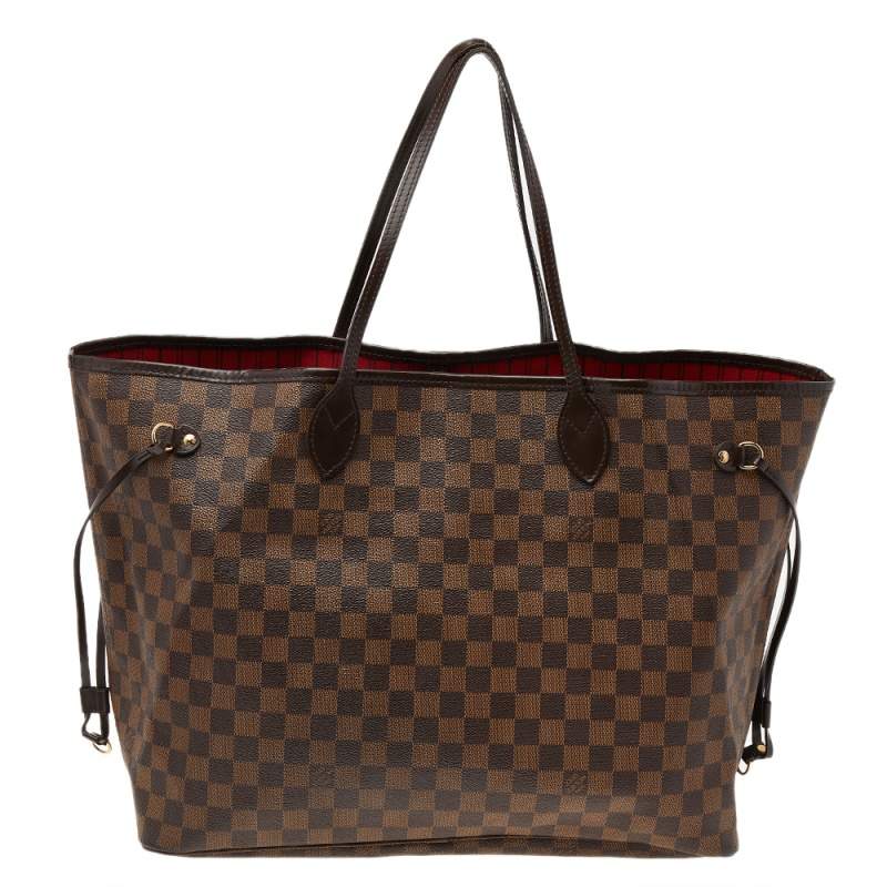 Louis Vuitton Damier Ebene Canvas Neverfull GM Bag