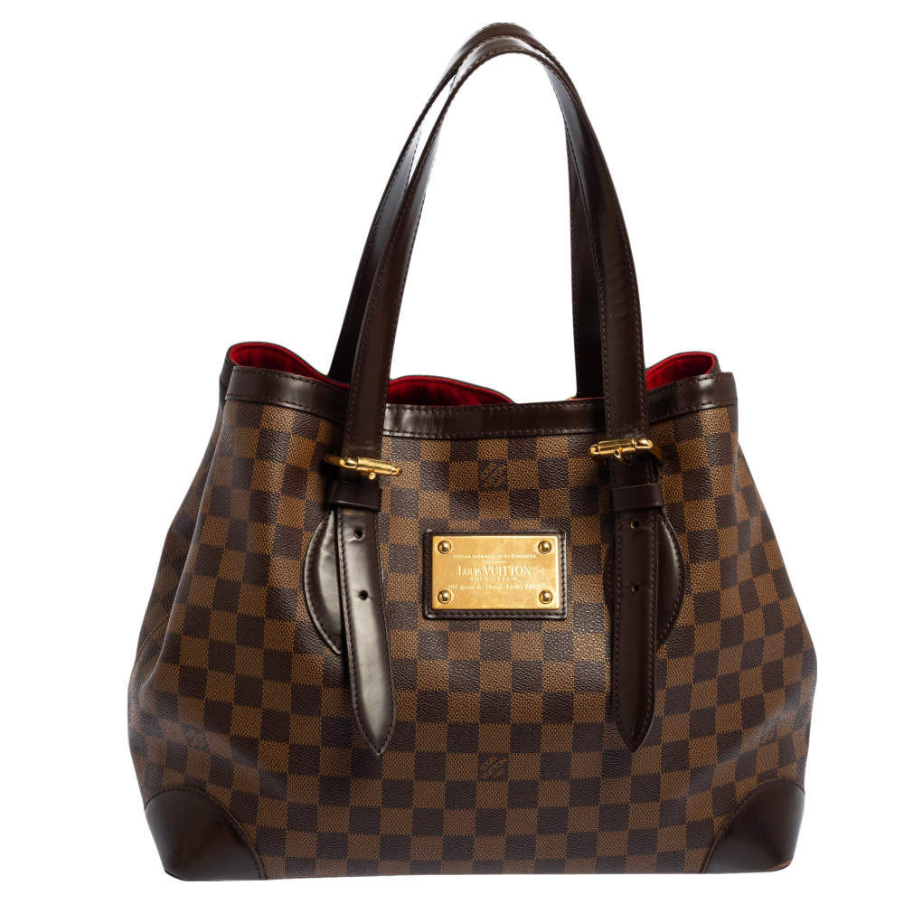 مملوكة مسبقًا حقيبة لوي فيتون هامبستيد كانفاس دامييه إيبيني متوسطة  