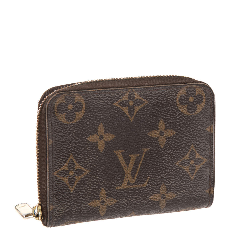Louis Vuitton LV Monogram Coated Canvas Zippy Coin Purse - Brown Wallets,  Accessories - LOU775345