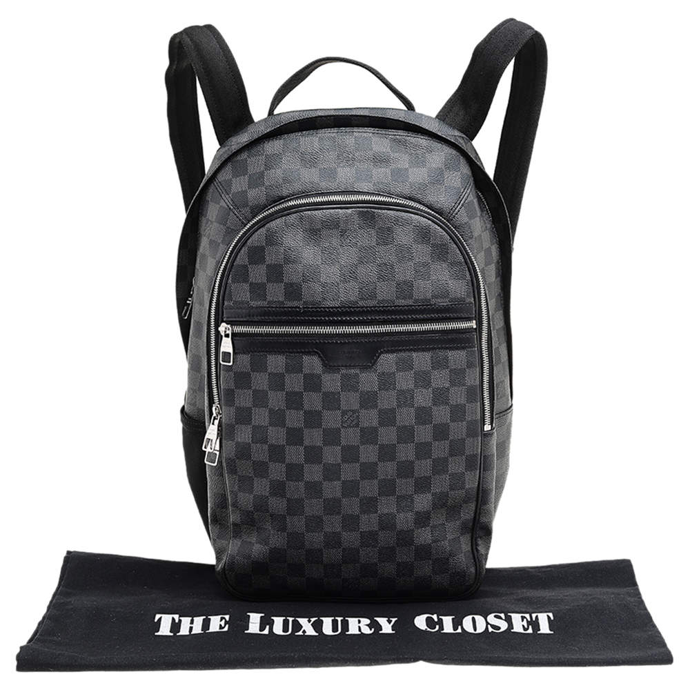 Louis Vuitton Michael Backpack Damier Graphite Black