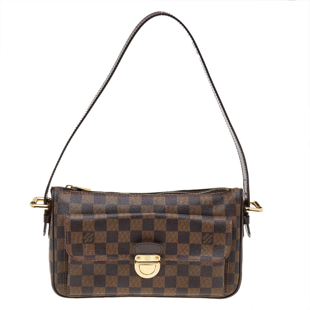 Pre Owned Louis Vuitton Damier Ebene Canvas Ravello GM Bag