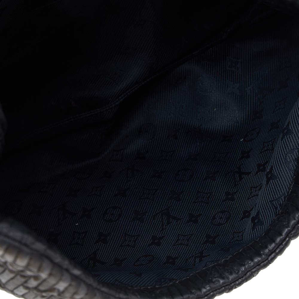 Louis Vuitton Black Altair Monogram Motard Pochetto Clutch Bag at