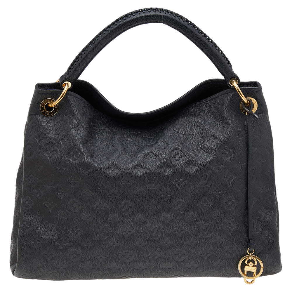 مملوكة مسبقًا حقيبة لوي فيتون أرتسي جلد إنفيني مطبوع مونوغرامي أزرق متوسطة