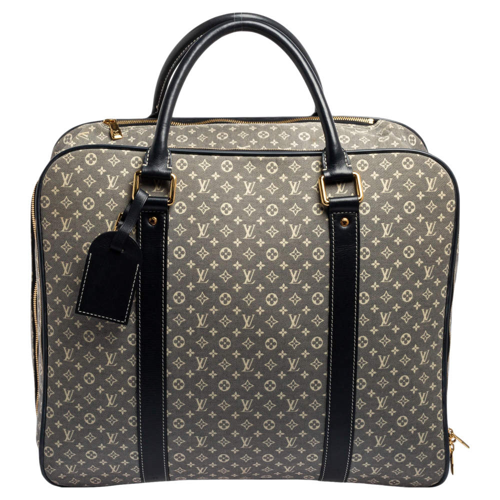 Pre Owned Louis Vuitton Encre Monogram Idylle Canvas Epopee Rolling Luggage