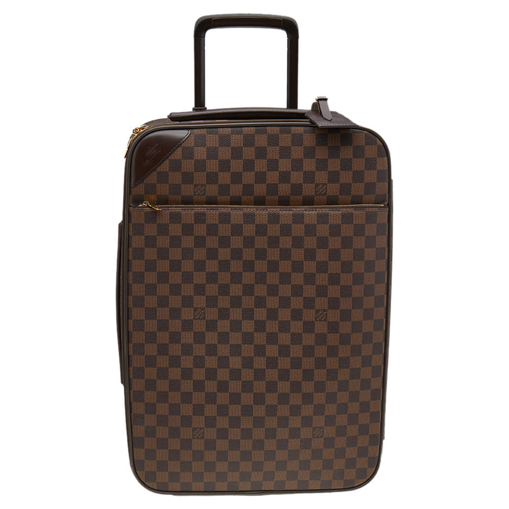 Pre Owned Louis Vuitton Damier Canvas Pegase Luggage 55