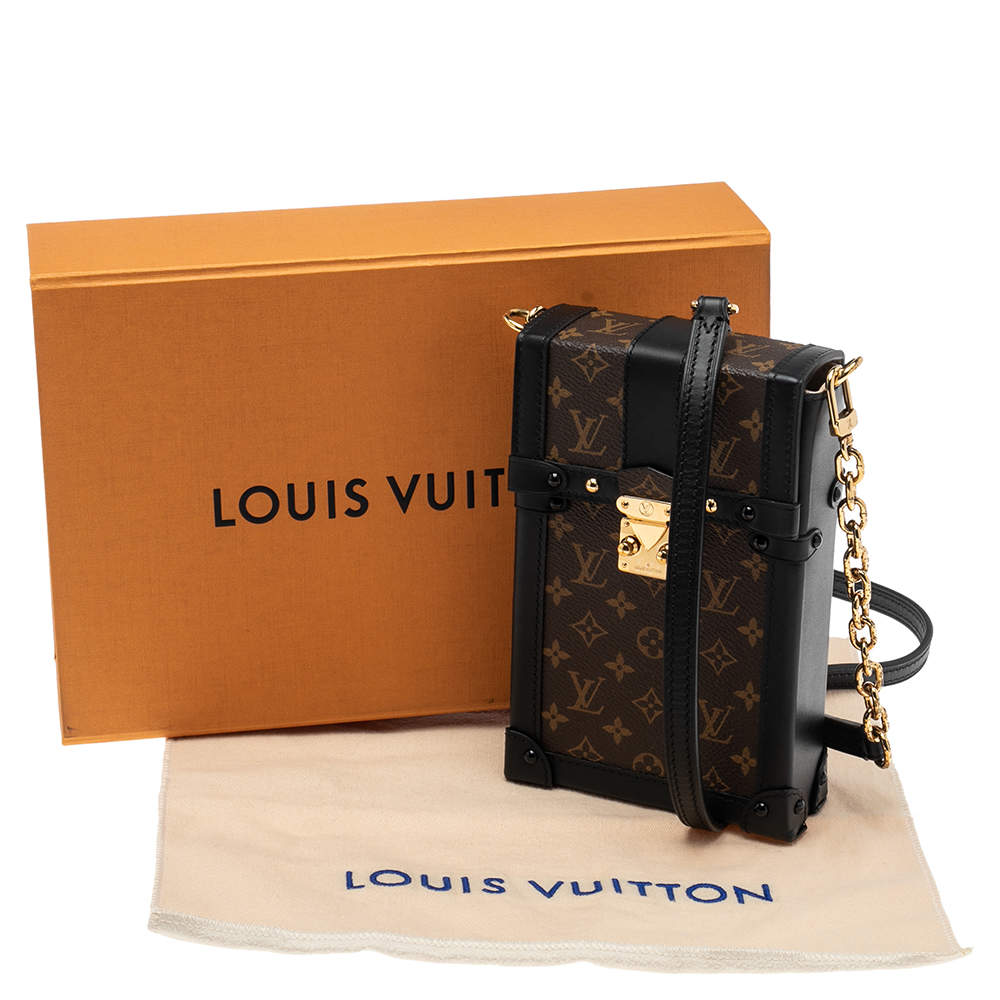 LOUIS VUITTON Monogram Pochette Trunk Vertical Shoulder Bag M67873