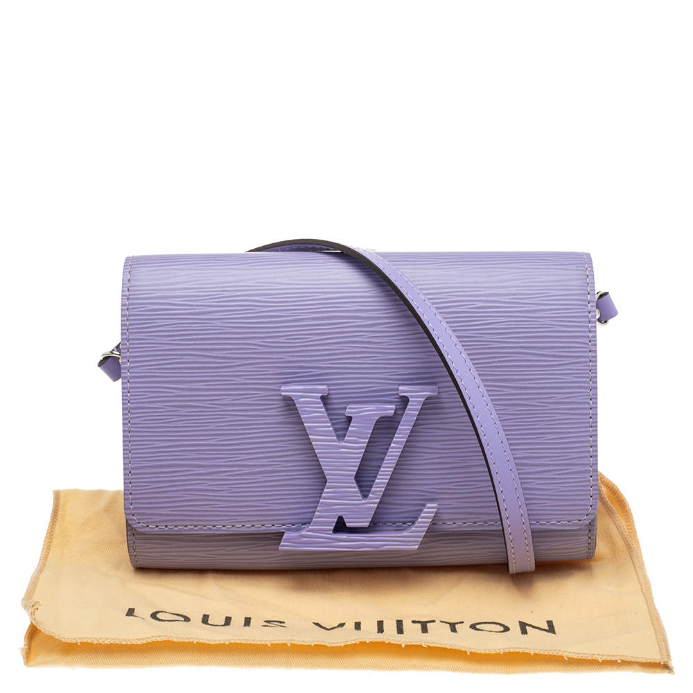 A LILAC EPI LEATHER LOUISE FLAP PM BAG, LOUIS VUITTON, 2014