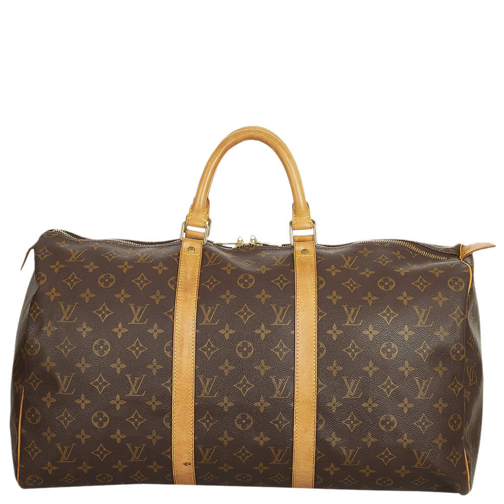 louis vuitton monogram canvas keepall 50