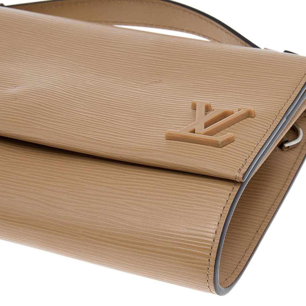 Louis Vuitton Antracite Nacre Epi Leather Clery Pochette Bag Louis