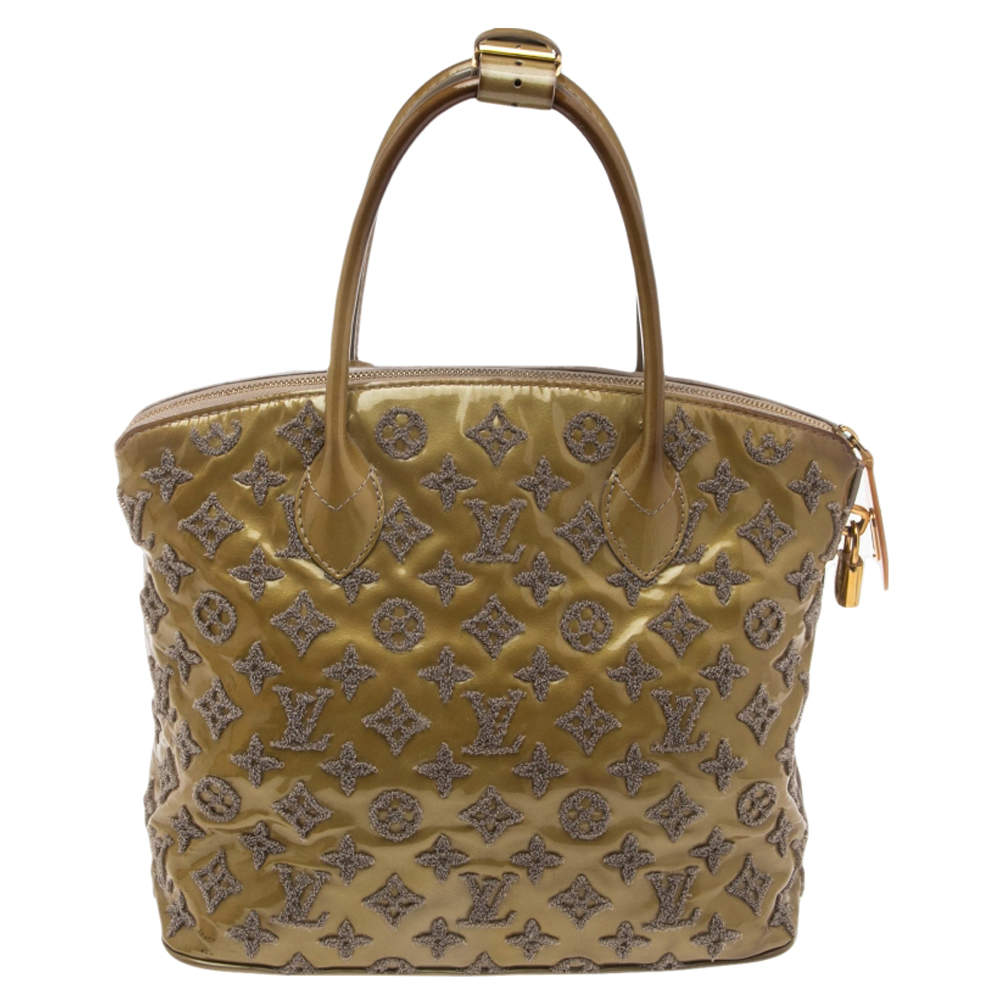 Louis Vuitton Limited Edition Gris Monogram Fascination Lockit Bag -  LabelCentric