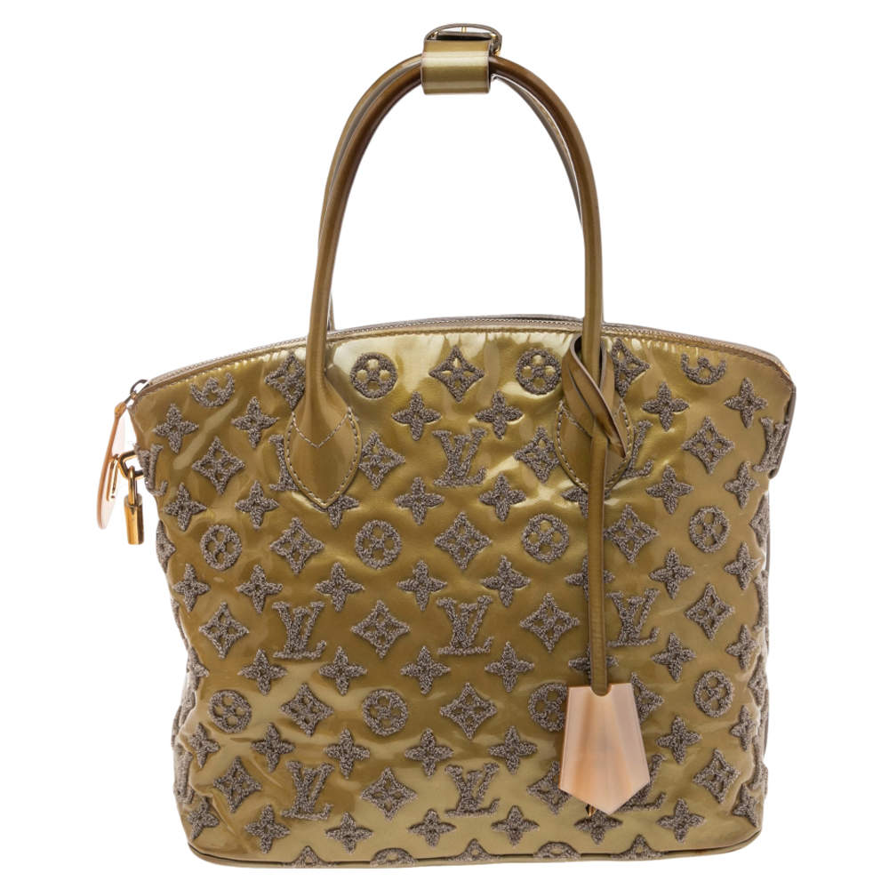 Louis Vuitton Limited Edition Gris Monogram Fascination Lockit Bag Multiple  colors Leather ref.391824 - Joli Closet