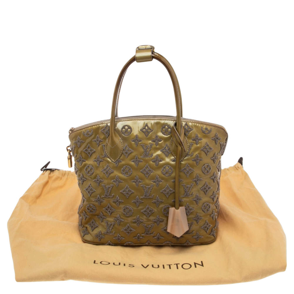 Handbags Louis Vuitton Louis Vuitton Limited Edition Gris Monogram Fascination Lockit Bag