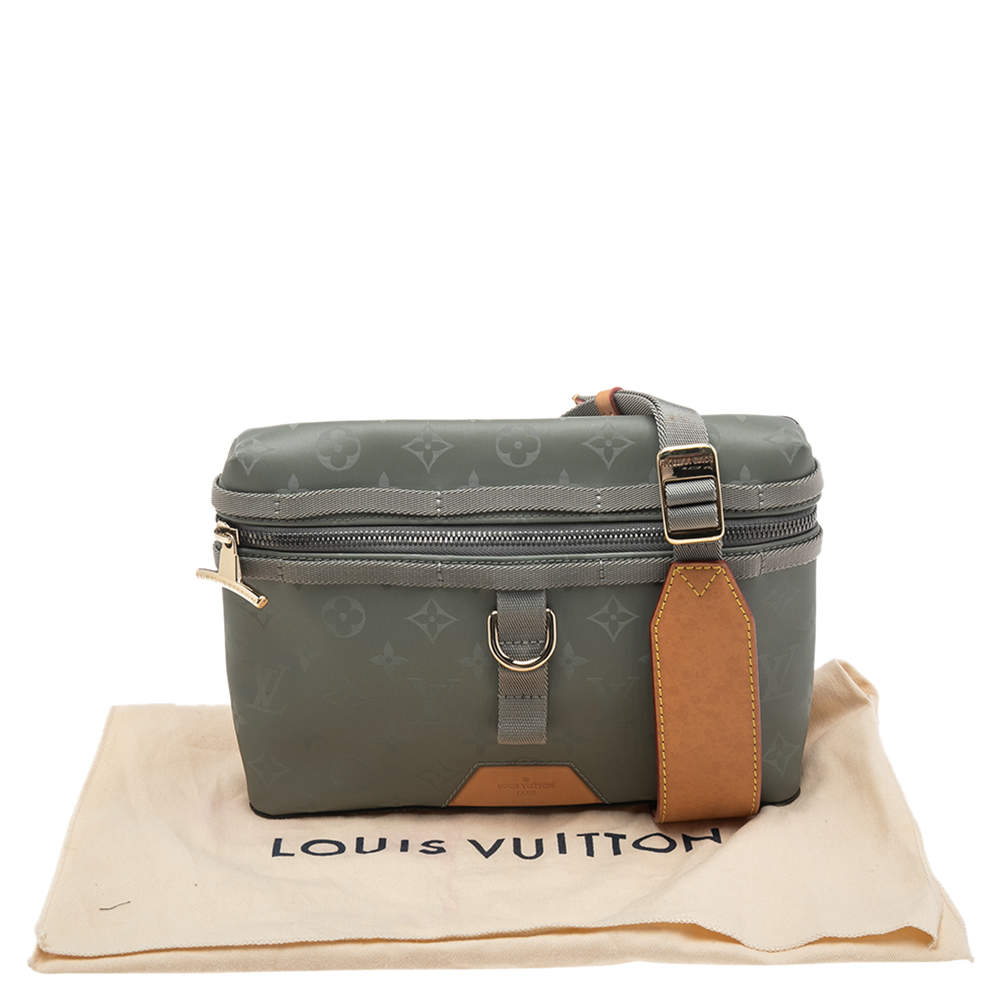 Louis Vuitton Titanium Messenger PM Bag in Grey