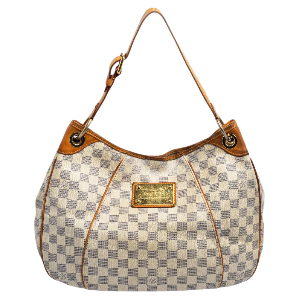 Pre Owned حقيبة لوي فيتون غاليريا  كانفاس دامييه أزور PM