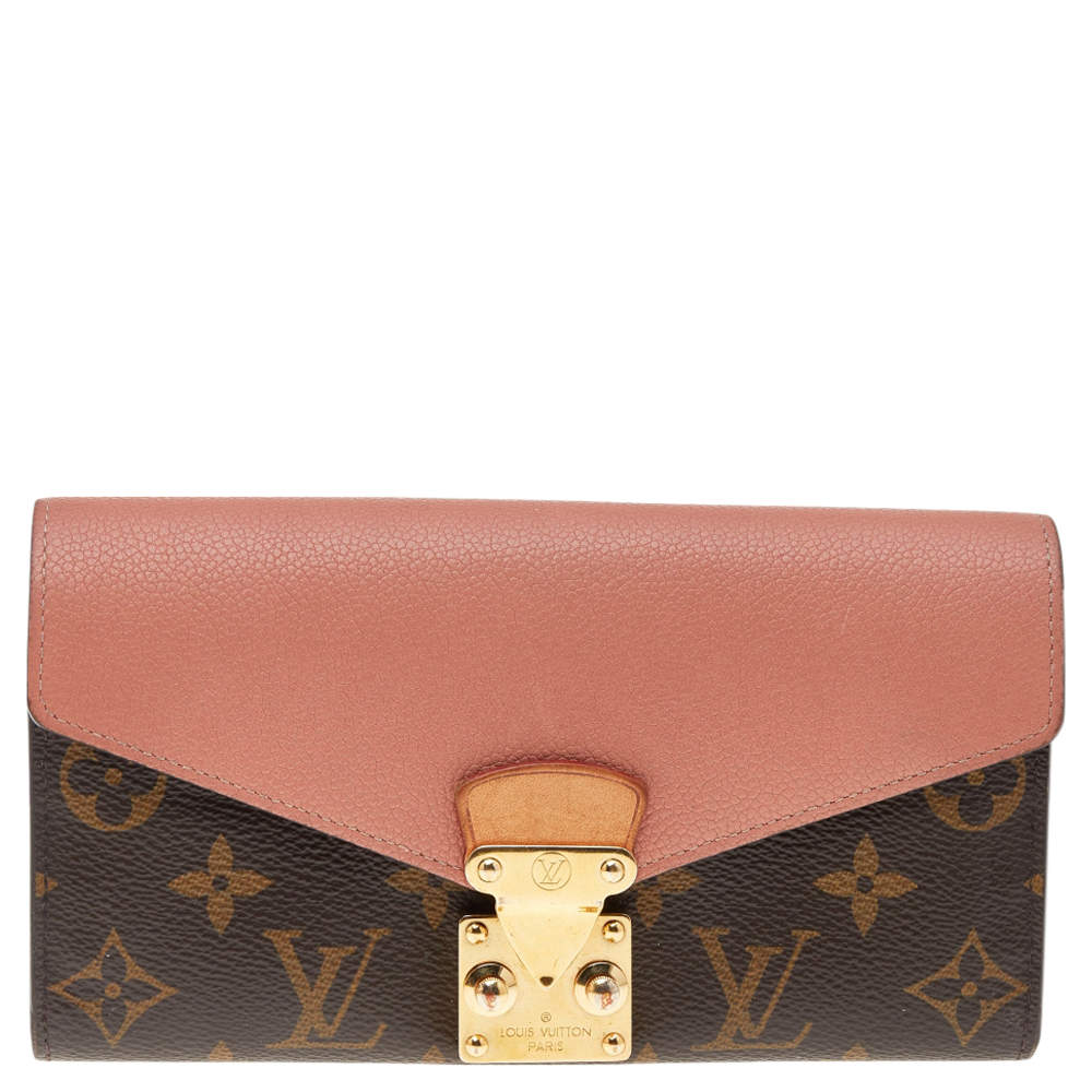 LOUIS VUITTON Women's Pallas Wallet Canvas in Beige