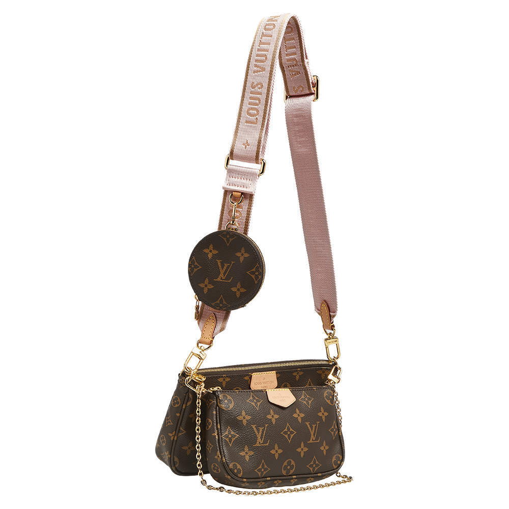 Louis Vuitton Multi Pochette Accessoires Monogram Pink Clutch Crossbod – AE  Deluxe LLC®