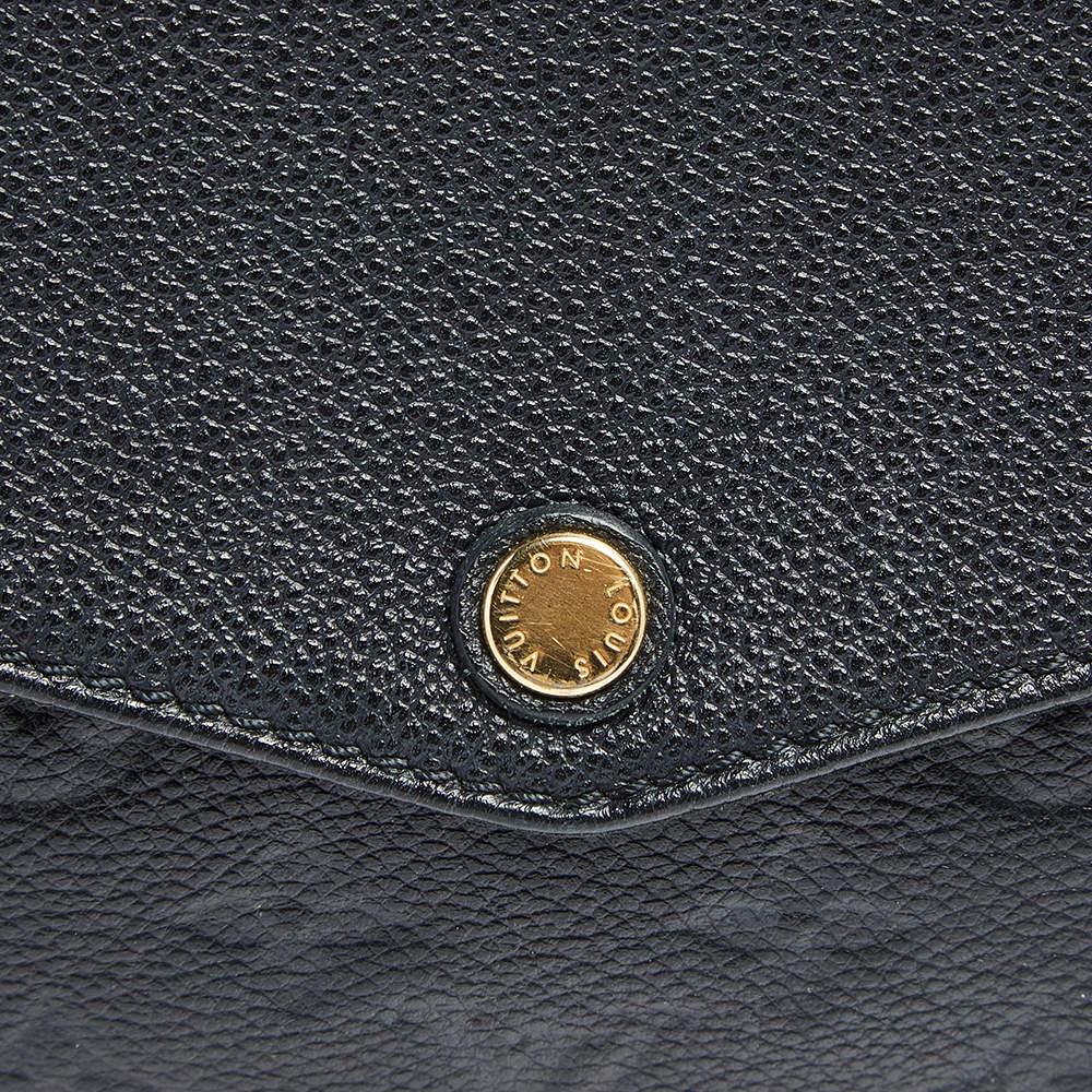 Louis Vuitton Black Monogram Empreinte Leather Twinset Bag Louis Vuitton
