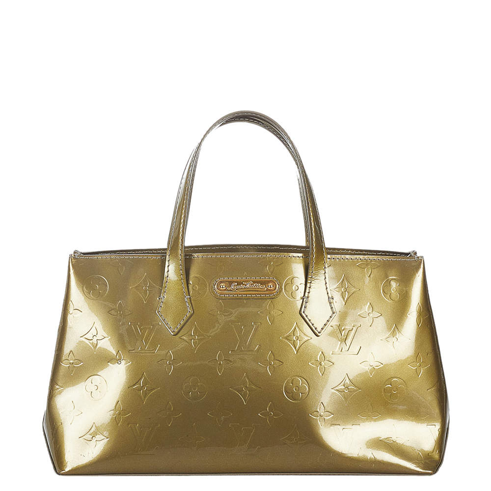 Louis Vuitton Green Monogram Vernis Wilshire PM Bag