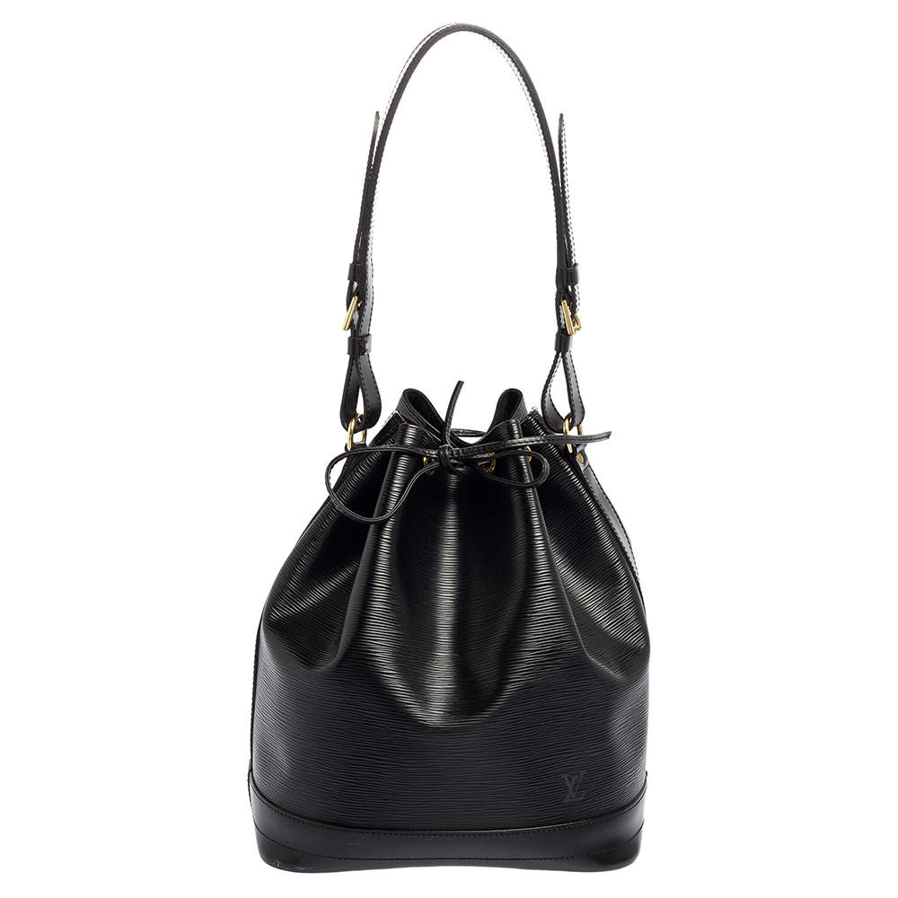 Pre Owned Louis Vuitton Black Epi Leather Vintage Noé Bag
