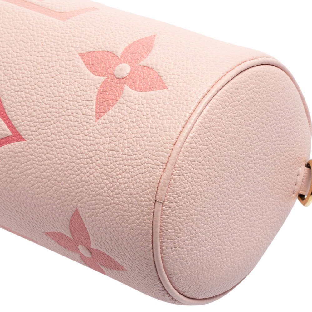 Papillon leather handbag Louis Vuitton Pink in Leather - 22259727