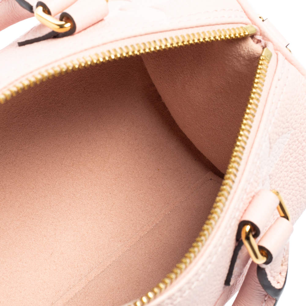 Louis Vuitton Pink And Beige Monogram Empreinte Berlingot Bag