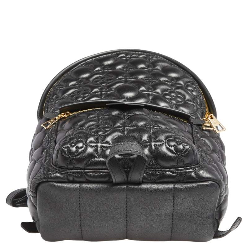 Palm springs leather backpack Louis Vuitton Black in Leather - 28641311
