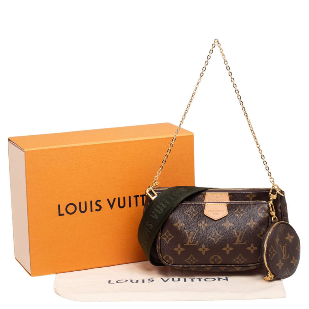 Louis Vuitton Monogram Multi Pochette Accessoires Coin Purse M44813 Khaki  re your handbags are. Y…