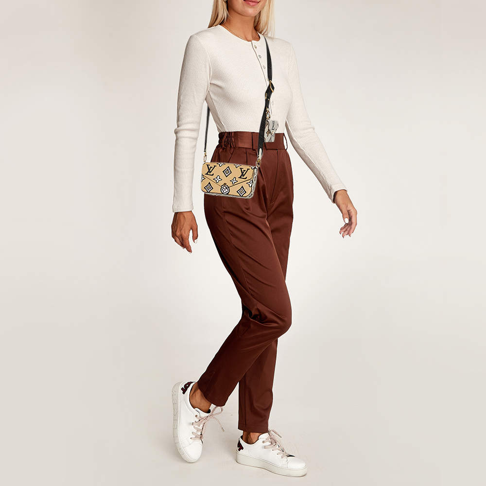 Louis Vuitton Felicie Strap & Go Handbag Wild at Heart Monogram Giant -  ShopStyle Crossbody Bags