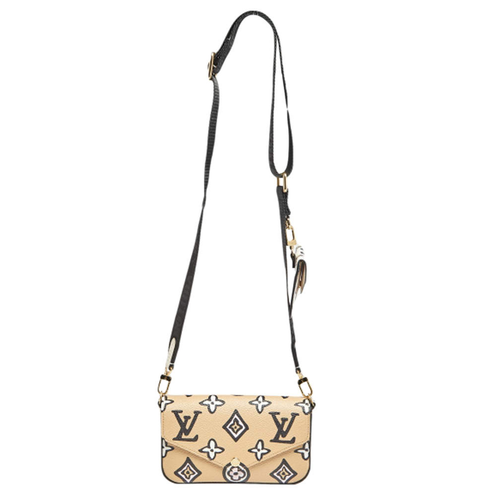 Louis Vuitton Pochette Felicie Wild at Heart Black in Cowhide Leather with  Gold-tone - US