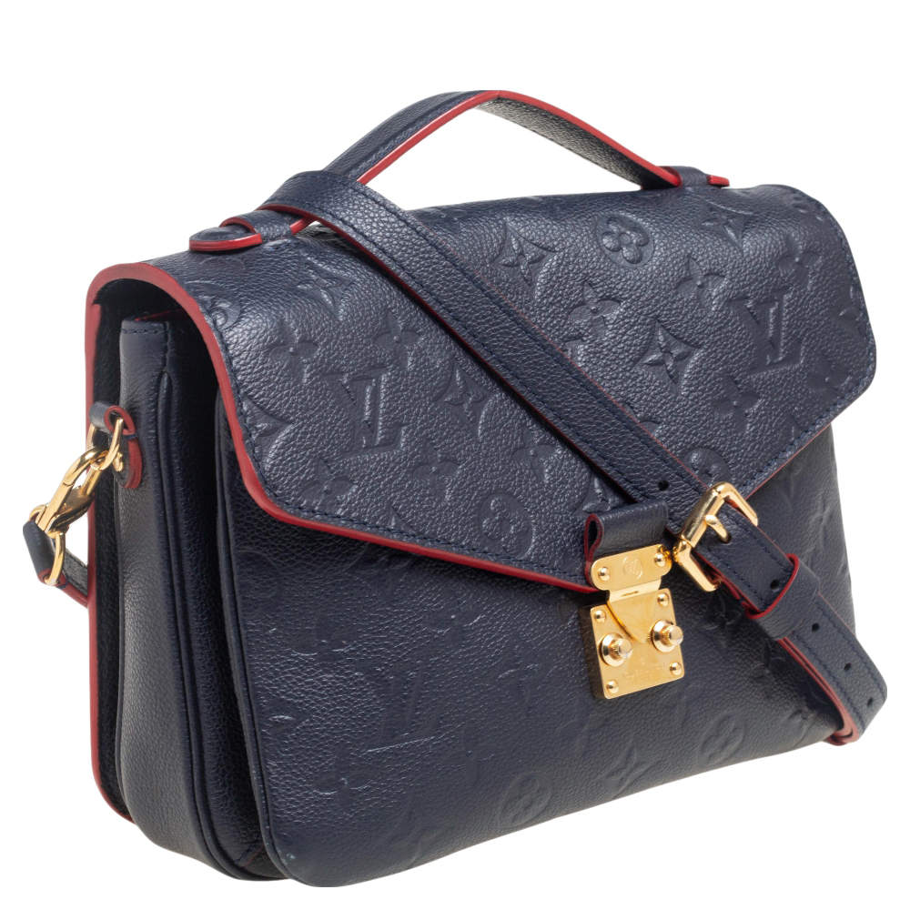 Lv Pochette Metis Navy Blue Dress