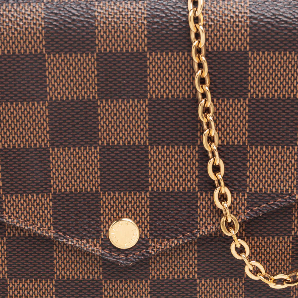 Louis Vuitton Ebene Pochette Felicie Bag – The Closet